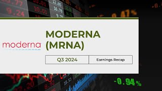 Moderna (MRNA) Earnings Recap for Q3 2024: Revenue \u0026 EPS Beat Expectations