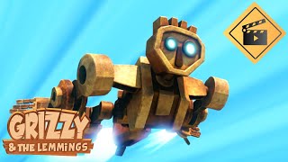 🤖 Robot threat 🐻🐹 Grizzy & the Lemmings / Cartoon