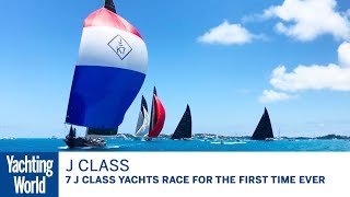 7 J Class yachts race for the first time ever - from onboard Shamrock | Yachting World