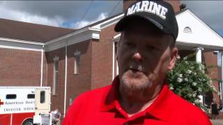 Thousands Honor SSGT. David Wyatt During Funeral At Hixson United Methodist Church