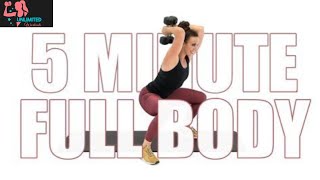 No Gym Full Body Workout | 5 Minute Full Body Workout| 5 Minute Total Body Workout| 5 Min Toned Body