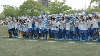 名東高校サッカー/2012県総体/名東1-0岡崎城西/応援②Meito high soccer