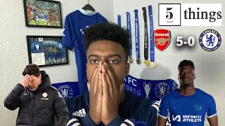 Should've Sacked Poch MONTHS AGO!!!! | 5 Things We Learned From arsenal 5-0 Chelsea@carefreelewisg