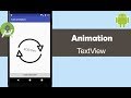Add Animation to a TextView - Android Studio Tutorial