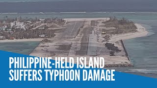 Philippine-held island suffers typhoon damage