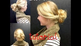 Easy Updo Tutorial / Featuring The Invisibobble / Whitney Evans