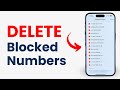 How to Delete Blocked Numbers on iPhone