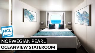 NCL Pearl | Oceanview Stateroom with Picture Window Full Tour \u0026 Review 4K | Category OA / OB / OF