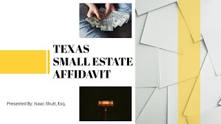 Understanding the Texas Small Estate Affidavit