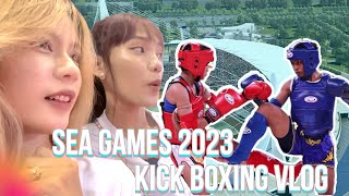 SEA GAMES Kick boxing Vlog in Cambodia ការប្រកួតកីឡាស៊ីហ្គេមវិញ្ញាសាប្រដាល់