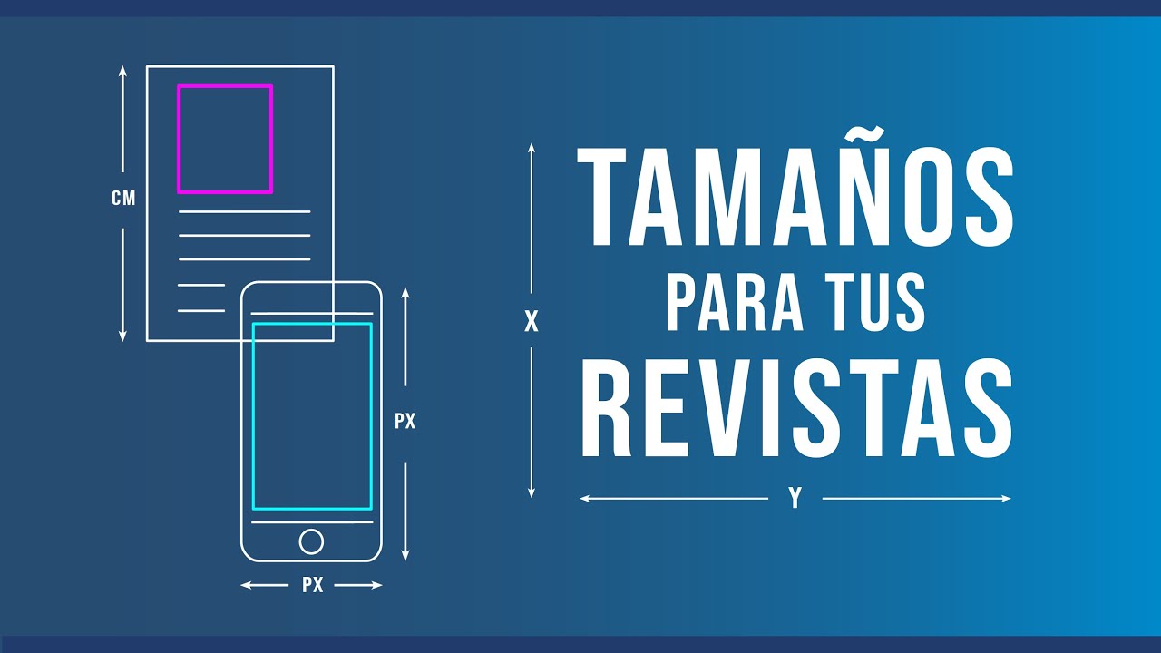 Tamaño Para Un Revista Impresa Y Online - YouTube