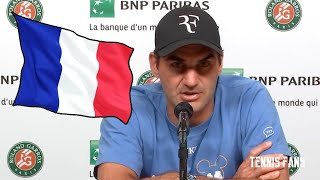 Roger Federer Speaks French - Roland Garros 2021 (HD)