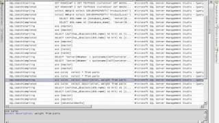 Using SQL Profiler Part2 Lesson 9.3