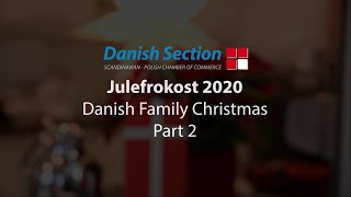 Julefrokost 2020. Danish Ambassador \u0026 the Chairman of SPCC Danish section prepare  Risalamande