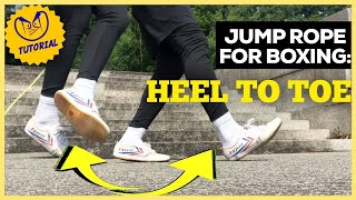 Jump Rope Footwork Skills For Boxing: The 'Heel To Toe' Step (Skipping Like Bernard Hopkins)