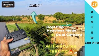 Super Toy E88 pro drone Test Flight 🔥 ll 360 Flip Stunt ll 3 Speed Mode ll Altitude Hold