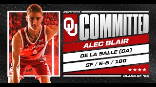 WATCH: 4-star SF Alec Blair commits to Oklahoma Sooners LIVE on 247Sports