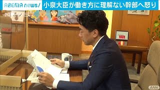 「最悪だ」小泉大臣が“働き方”理解ない幹部に怒り(20/08/04)