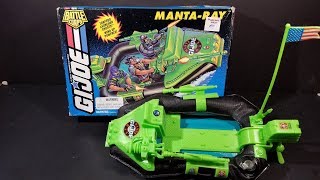 HCC788 quick shot! 1994 MANTA RAY! Vintage G.I. Joe toy review!