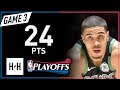 Jayson Tatum Full Game 3 Highlights Celtics vs 76ers 2018 NBA Playoffs - 24 Pts!