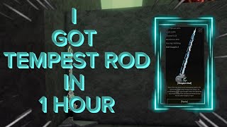 I Got the Tempest Rod in One Hour! (Fisch)