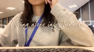 living alone vlog | office days, christmas celebrations, unboxing my new tablet 🏠🎄📱