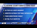 Claiborne County inmate found dead