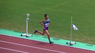 20180609北九州市中学陸上各区大会 中1男子1500m決勝（門司・小倉北・八幡東） 佐藤恵伍(霧丘1) 4分35秒25 大会新