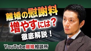 【離婚　慰謝料】弁護士が解説！離婚の慰謝料増やすには？【弁護士 飛渡（ひど）】