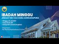 Ibadah Minggu Jemaat GKI Calvaria Angkasapura, 24 Juli 2022