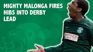 Mighty Malonga fires Hibs into derby lead