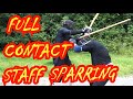 Full contact staff fighting - Quaterstaff Sparring