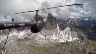 Robinson R44 Pilot flight thru the Alps from Austria to Cannes, France - Part 1.