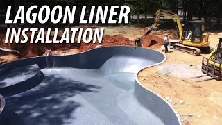 Installation of a Lagoon Vinyl Liner Pool | 4.27.24