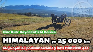 Himalayan 410: 3 lata i 25 tys km. Moja opinia o moto i podsumowanie kosztów serwisu