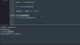 Convert bytes to a string