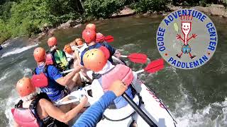 Raft Moon Chute Rapid on the Middle Ocoee River with OAC