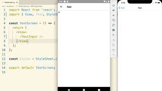 [React Native + Hooks] Showing a Text Input