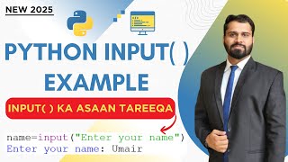 Python input() Example Explained LIVE | Step-by-Step for Beginner 2025