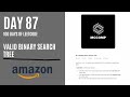 AMAZON INTERVIEW QUESTION | Validate Binary Search Tree (LeetCode problem 98)
