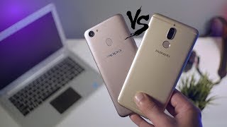 مقارنة تفصيلية  بين Huawei Mate 10 Lite VS Oppo F5 | من الافضل ؟! 💪