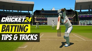 Cricket 24 Batting TIPS & TRICKS