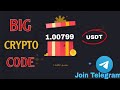 Big crypto USDT box code free today \\ binance crypto box code free today usdt