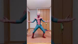 【TikTok uchiyama】 Transform into Spider-Man #Shorts