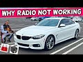 WHY RADIO DOES NOT WORK BMW F32 F33 F36 428i 430i 435i 440i 418i 420i 418d 420d 425d 430d 435d