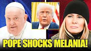 2mins Ago Pope Francis Just DESTROYRED Melania with one word following Trump deportation orders