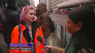 Phoebe Plummer | Channel 4 News | 21 April 2023 | Just Stop Oil