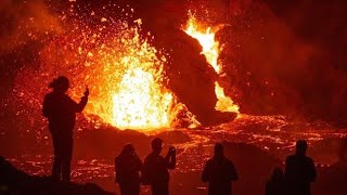 Lava Fields on Iceland Volcano Eruption - Best Quality Close Ups