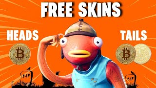 Flipping a Coin with Subs for a FREE Fortnite Skin!