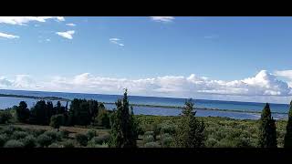 Panoramic view of Lake Korission from Villa Natura Corfu